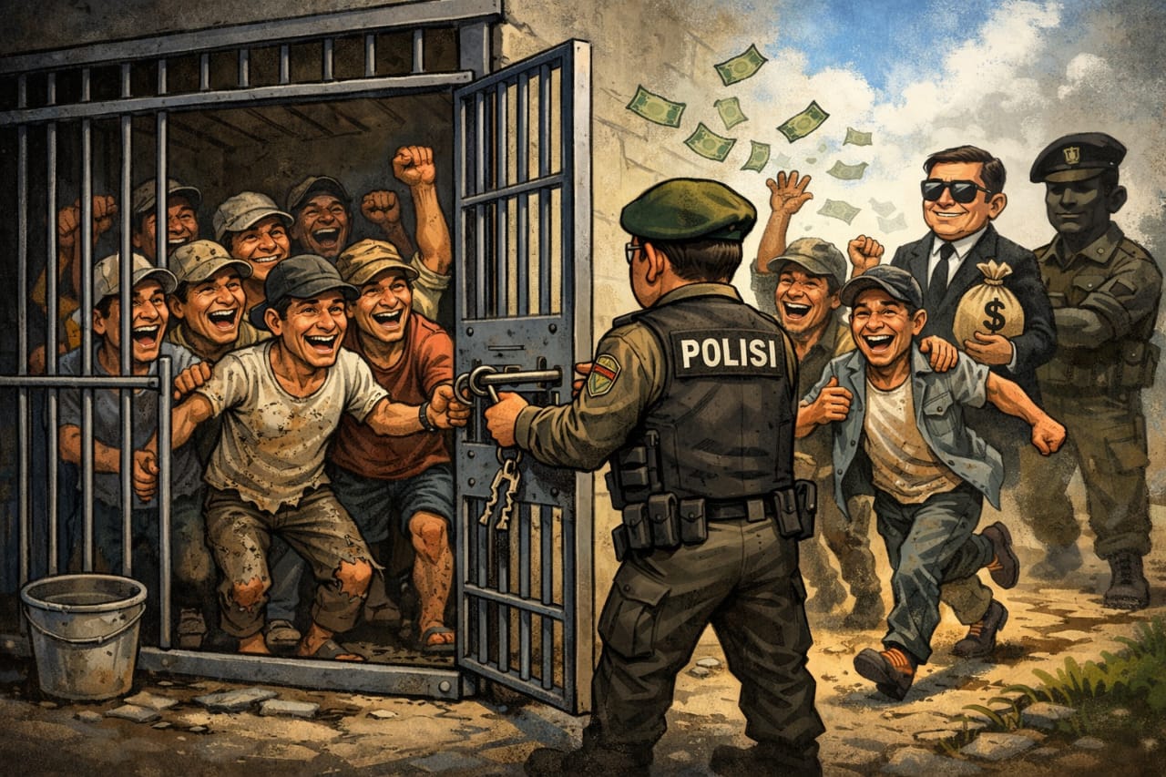 Drama Tangkap Lepas 9 orang Penambang Ilegal di Bemban 10